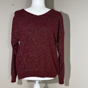 Elegant Burgundy Sweater